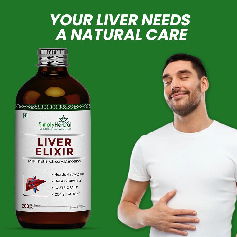 Simply Herbal Super Liver Elixir | Milk Thistle, Chicory & Dandelion | 200ml
