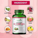 Simply Herbal Plant-Based Vitamin B Complex | 60 Capsules