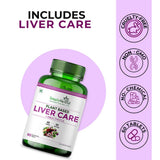 Simply Herbal Plant-Based Milk Thistle Extract | Dandelion, Drumstick & Green Turmeric | 60 Tablets