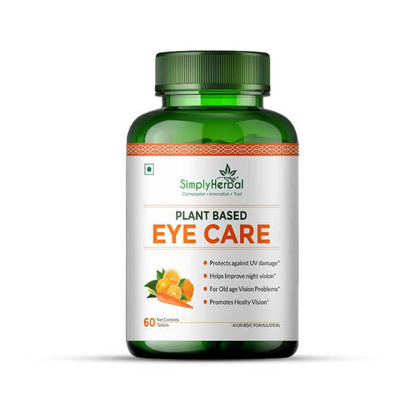Simply Herbal Plant-Based Eye Care | 60 Tablets