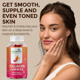 Simply Herbal Skin Collagen Gummies | Biotin & Hyaluronic Acid | 30 Gummies