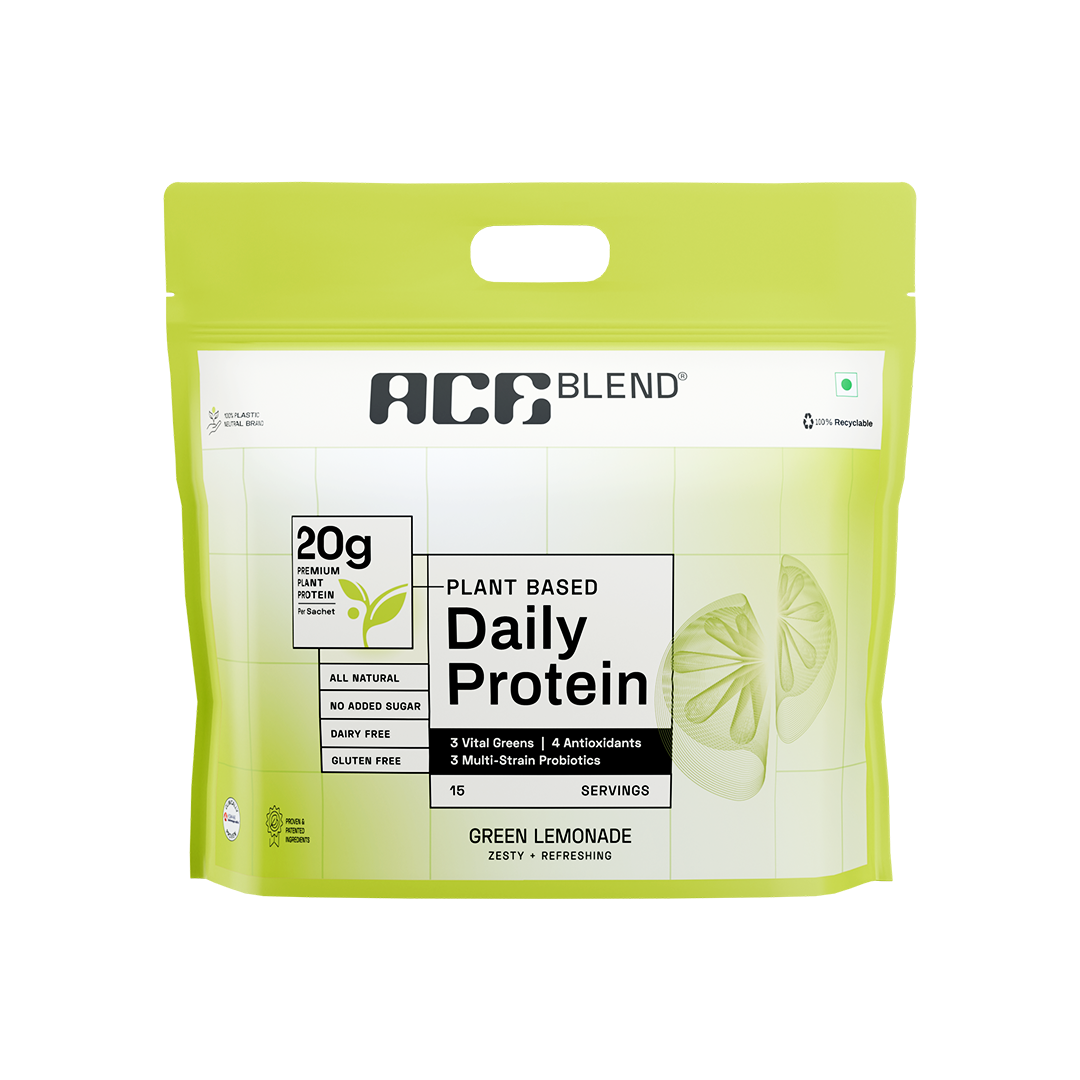Ace Blend Daily 20G Plant Protein Strength & Recovery No Added Sugar - 30 Servings