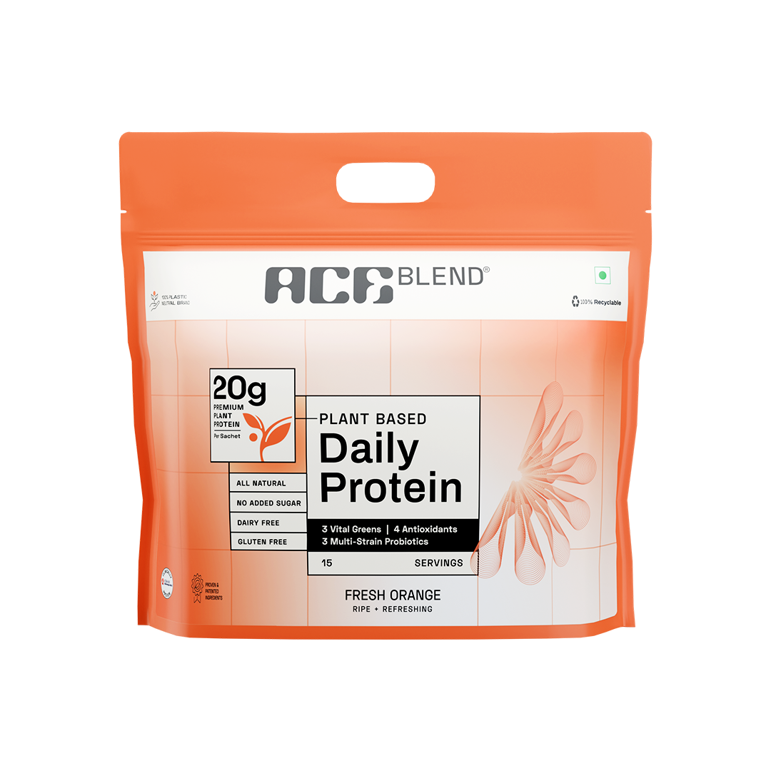 Ace Blend Daily 20G Plant Protein Strength & Recovery No Added Sugar - 15 Servings