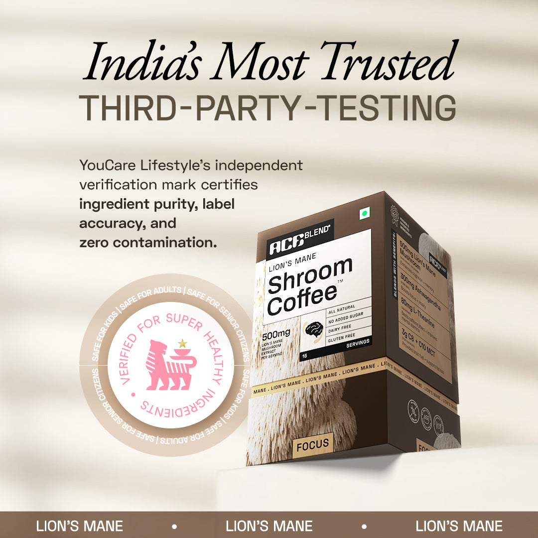 Ace Blend Lion's Mane Shroom Coffee Focus & Memory - 15 Servings