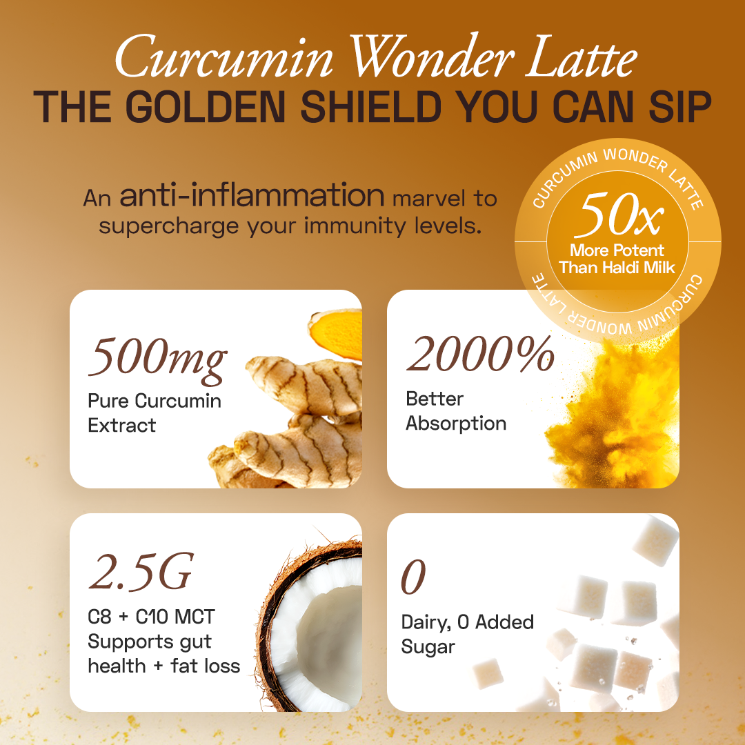 Ace Blend Curcumin Wonder Latte High Immunity Anti inflammation - 15 Servings