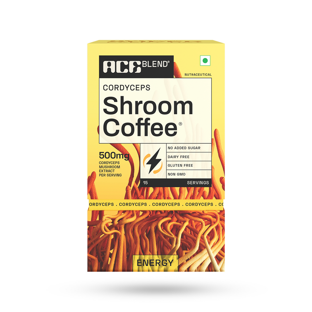 Ace Blend Cordyceps Shroom Coffee Boosts Immunity & Energy - 15 Servings