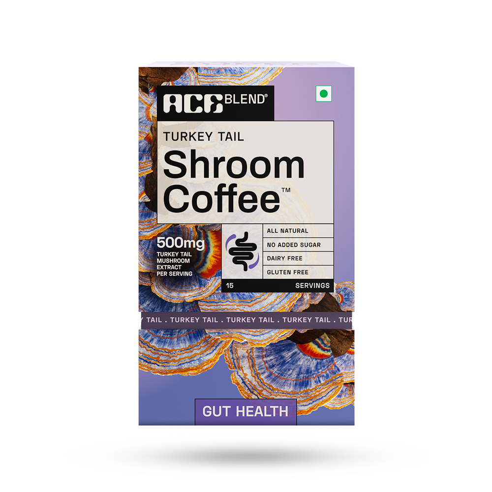 Ace Blend Turkey Tail Shroom Coffee Gut Health & Digestion - 15 Servings