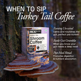 Ace Blend Turkey Tail Shroom Coffee Gut Health & Digestion - 15 Servings
