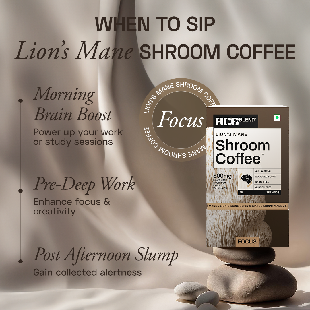Ace Blend Lion's Mane Shroom Coffee Focus & Memory - 5 Servings