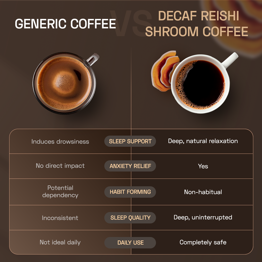 Ace Blend Reishi Shroom Coffee Relaxation & Anxiety - 5 Servings
