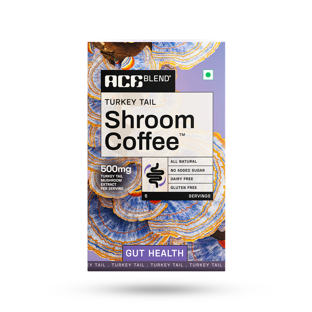 Ace Blend Turkey Tail Shroom Coffee Gut Health & Digestion - 5 Servings