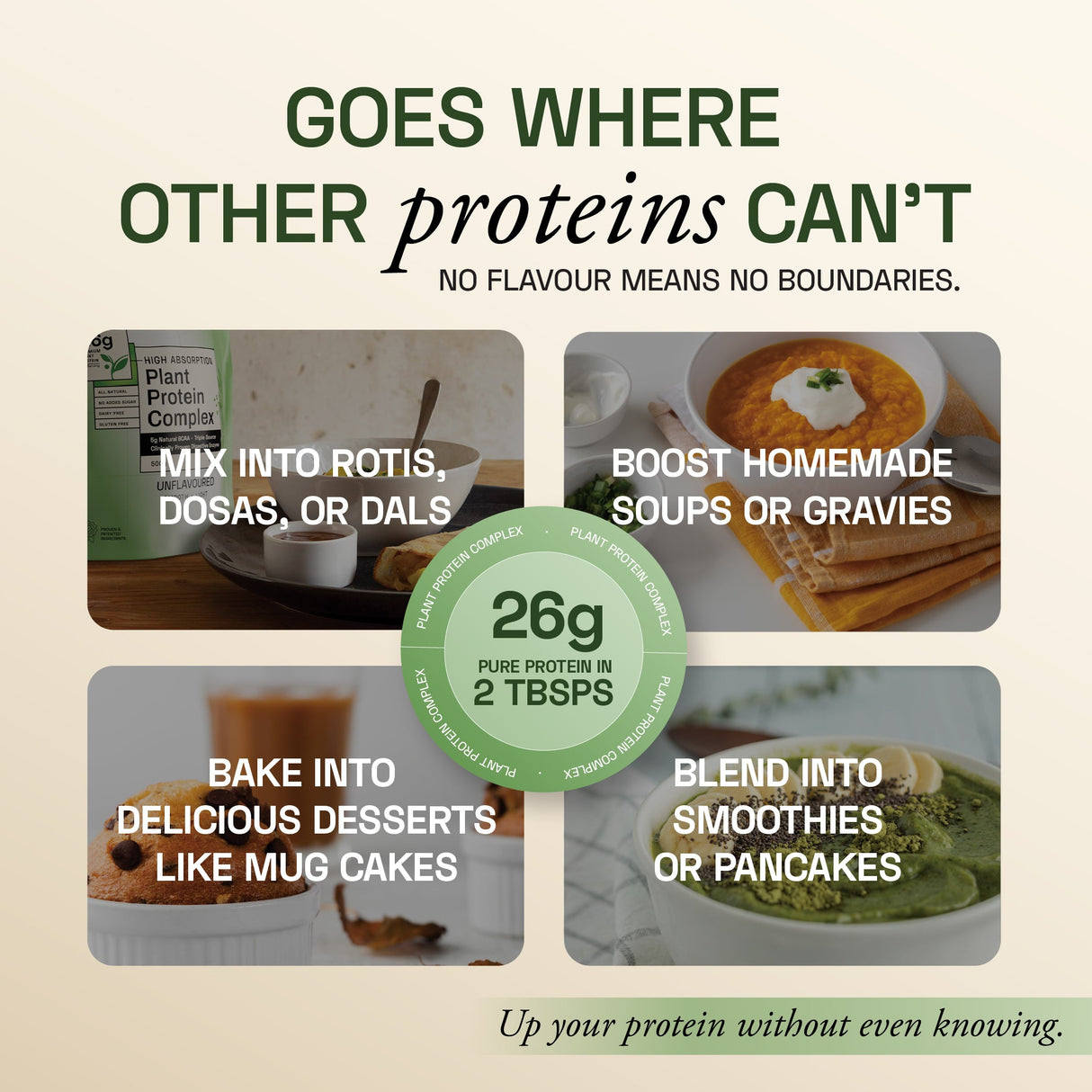 Ace Blend Plant Protein Triple Complex 26G Protein 500g