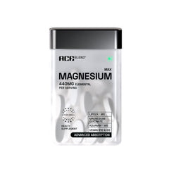Ace Blend Max Magnesium 1600mg Triple Complex Calcium Vitamin B12 & D3 - 60 Servings