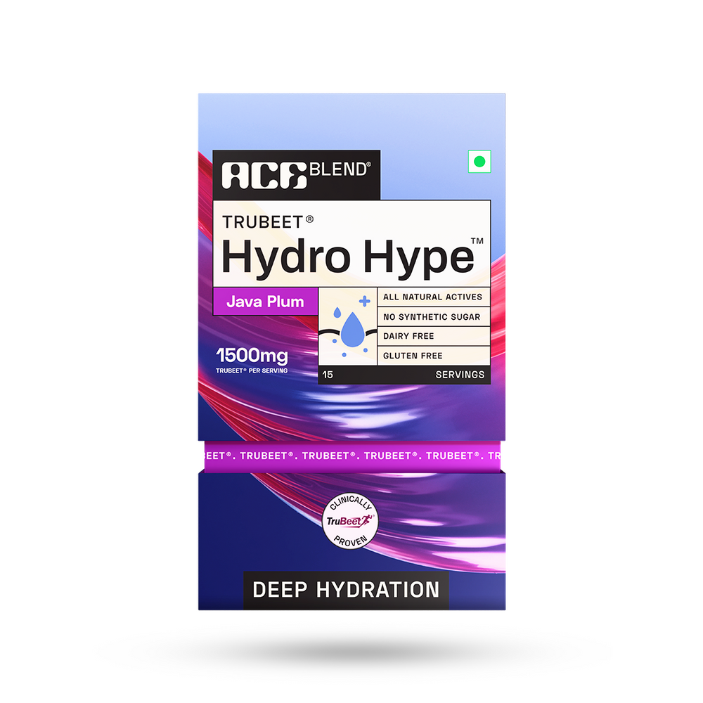Ace Blend Hydro Hype Natural Beetroot Extract with Vitamins & Minerals - 15 Servings