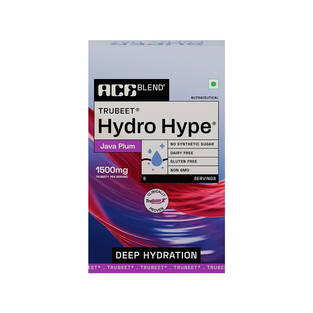 Ace Blend Hydro Hype Natural Beetroot Extract with Vitamins & Minerals - 5 Servings