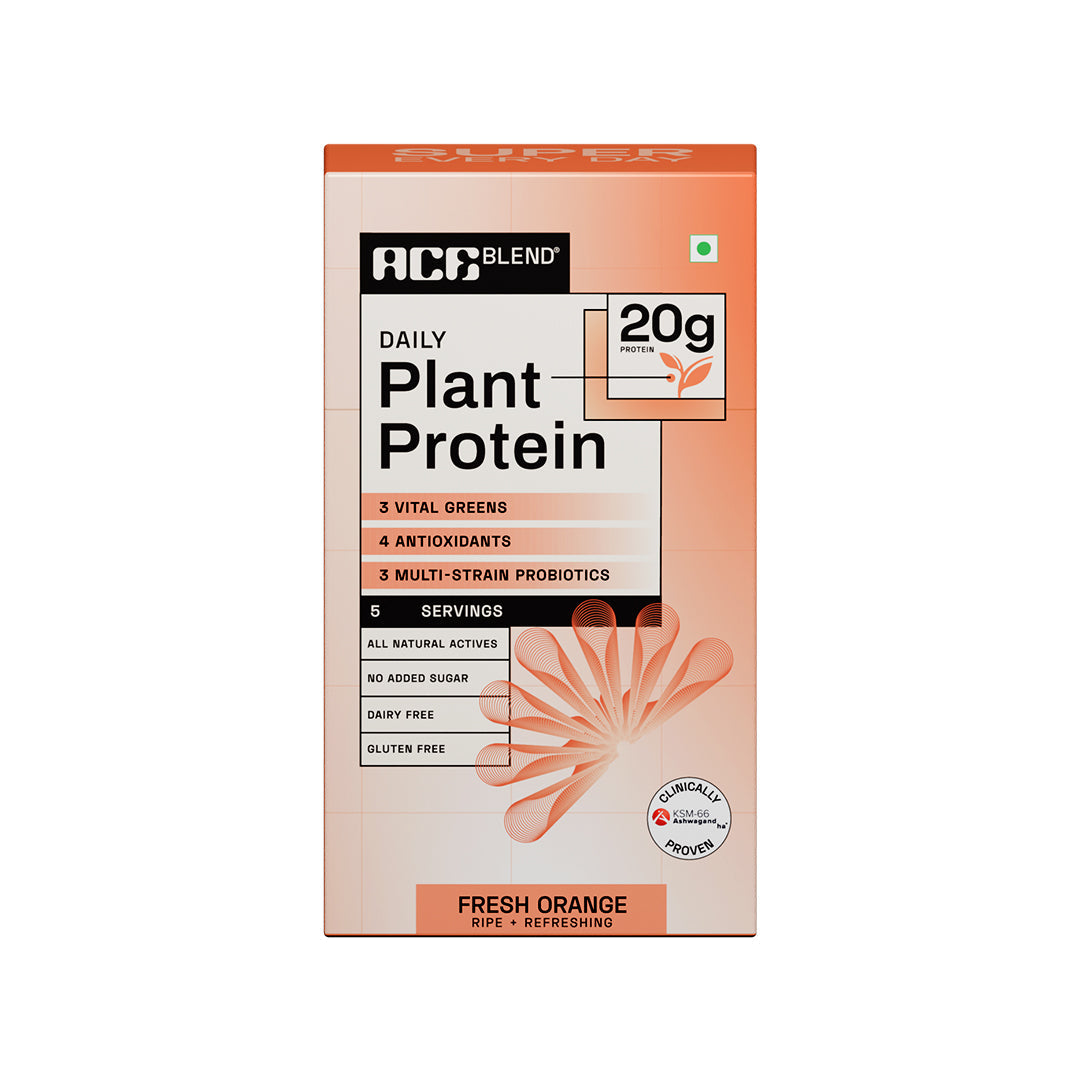 Ace Blend Daily 20G Plant Protein Strength & Recovery No Added Sugar - 5 Servings