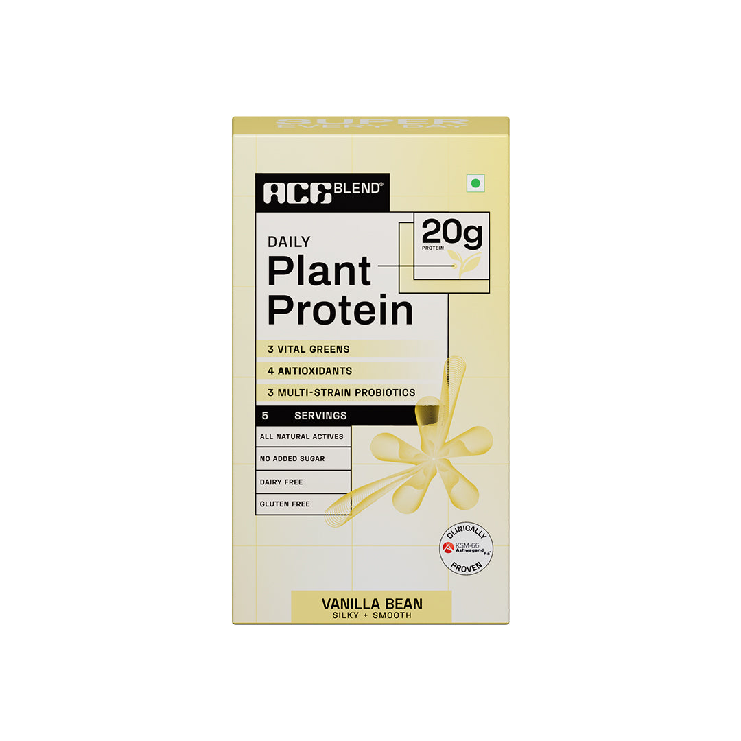 Ace Blend Daily 20G Plant Protein Strength & Recovery No Added Sugar - 5 Servings