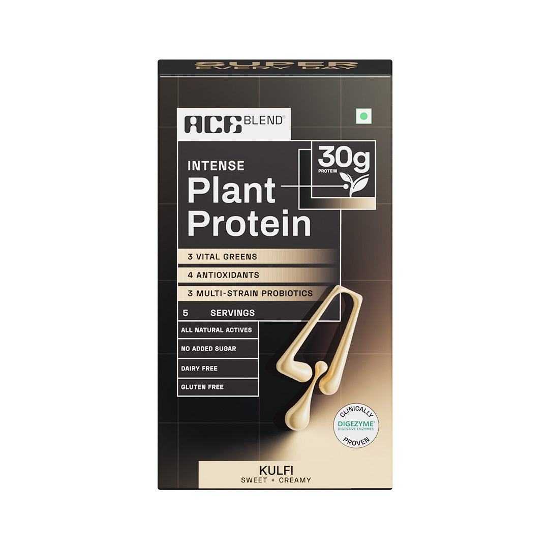 Ace Blend Intense 30G Plant Protein Muscle Growth & Recovery No Added Sugar - 5 Servings