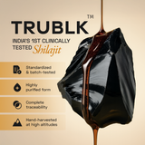 Ace Blend TRUBLK Shilajit Sticks With Over 75% Fulvic Acid & 80+ Trace Minerals - 30 Servings