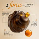 Ace Blend TRUBLK Shilajit Sticks With Over 75% Fulvic Acid & 80+ Trace Minerals - 5 Servings