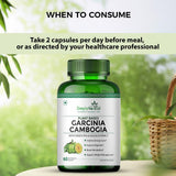 Simply Herbal Garcinia Cambogia 800mg | Green Tea & Guggul Extract | 60 Veg Capsules
