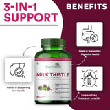 Simply Herbal Milk Thistle Extract | Silymarin (Marianum) | 60 Capsules