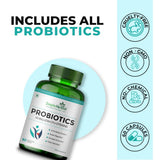 Simply Herbal Probiotics 50 Billion CFU | 14 Strains with Prebiotic | 60 Capsules