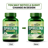 Vlado's Himalayan Organics, Spirulina, 2000mg - 60 Veg Capsules
