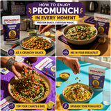 PROMUNCH Roasted Edamame Beans Assorted Combo | 42–45g Protein per 100g | No Added Sugar | 3 x 100g