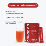 YourHappyLife Marine Collagen Reglow 8000mg | Glutathione & NAC | 25 Sachets