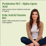 Vlado's Himalayan Organics Vitamin B12 1500mcg with Vitamin D3 | 60 Tablets | Energy & Nervous System Support