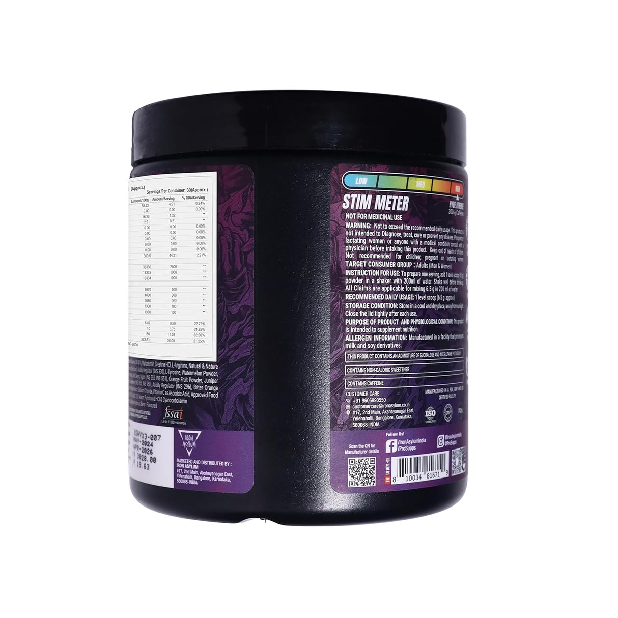 ProSupps HYDE XTREME Pre Workout - 30 Servings - Nutristar