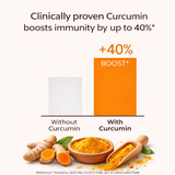 Vlado's Himalayan Organics Liposomal Curcumin Tablets 2200mg+ per Serving with Black Pepper (Piperine & BioPerine) | 95% Curcuminoids | Curcuma Longa, Turmeric & Ginger Root Extract | Supplement for Men & Women | 60 Veg Tablets