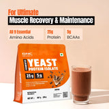 GNC Fermented Yeast Protein Isolate | 25g Protein | 5g BCAAs | Fermentation-Grown | Added Protease | 2lbs