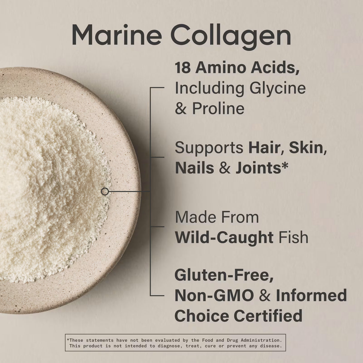 Sports Research Marine Collagen Peptides Powder | Unflavored | 340g (34 Servings)