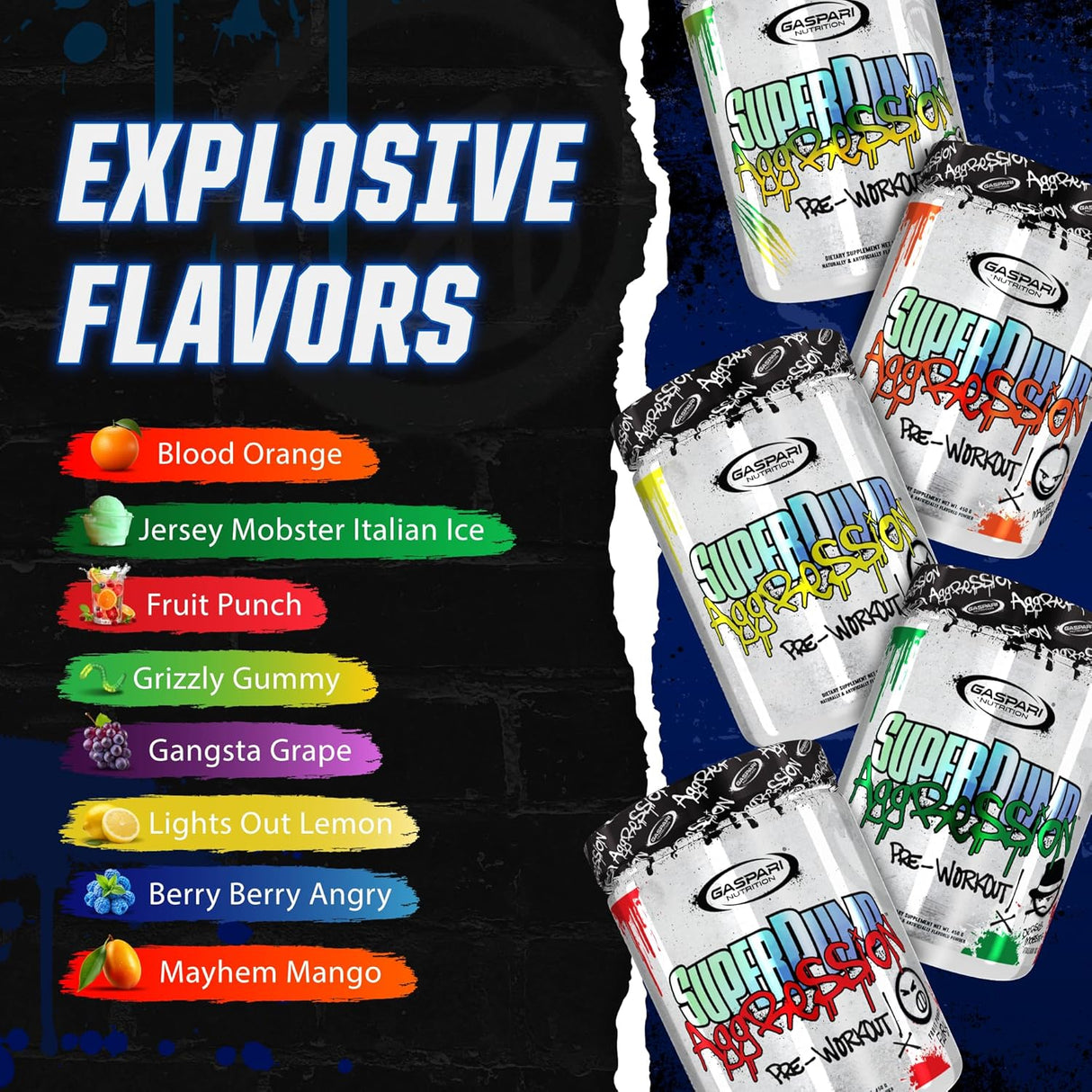 Gaspari Nutrition Aggression Super Pump - 360 Gm