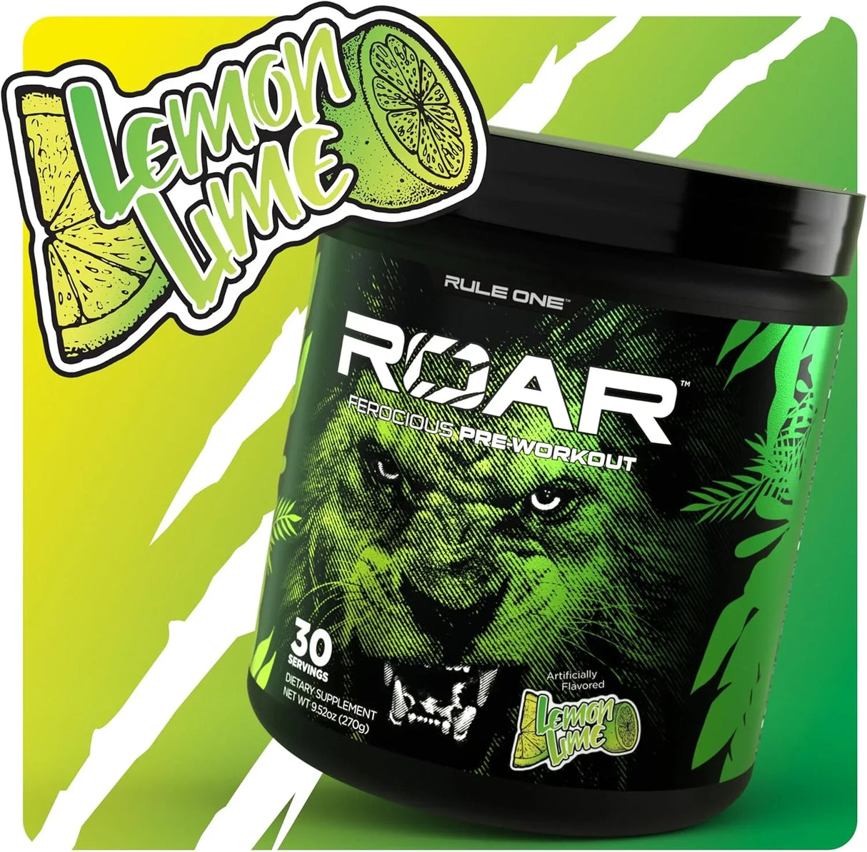 RULE1 Roar Ferocious Pre-Workout - 30 Servings