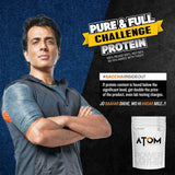 AS-IT-IS ATOM Beginners Whey Protein | Accelerates Muscle-building | Increases Body Strength  - 1 Kg