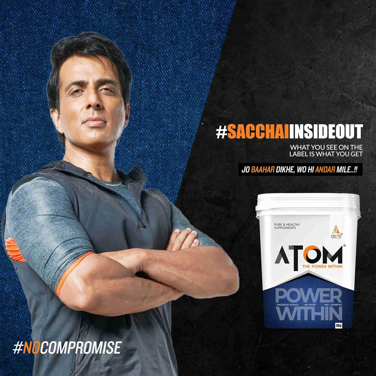 AS-IT-IS ATOM Weight Gainer - 4 Kg