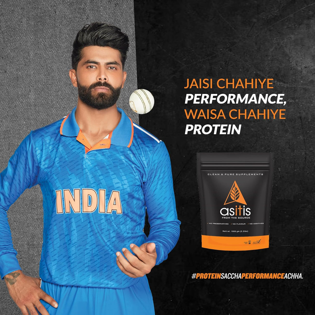 AS-IT-IS Nutrition Pea Protein Isolate - Vegan Protein Source Designed as Meal Supplement - 500 gm