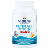 Nordic Naturals Ultimate Omega + CoQ10 | 1280mg Omega-3 Fish Oil | Ubiquinol CoQ10 100mg | 60 Softgels