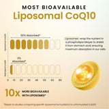 Vlado’s Himalayan Organics Liposomal CoQ10 300mg | Heart Health | 30 Caps