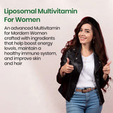 Vlado's Himalayan Organics Liposomal Multivitamin for Women | 60 Veg Capsules | Energy, Immunity, Hair Skin & Nails Support