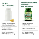 Himalayan Organics Immunity Multivitamin with Probiotics | 180 Veg Tablets | Energy & Immunity Support