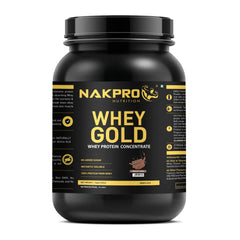 NAKPRO Whey Gold Protein Concentrate Jar 1 Kg
