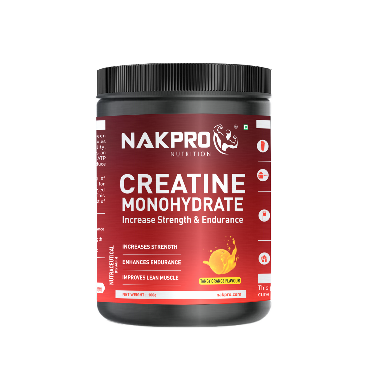NAKPRO Creatine Monohydrate Jar 100 G