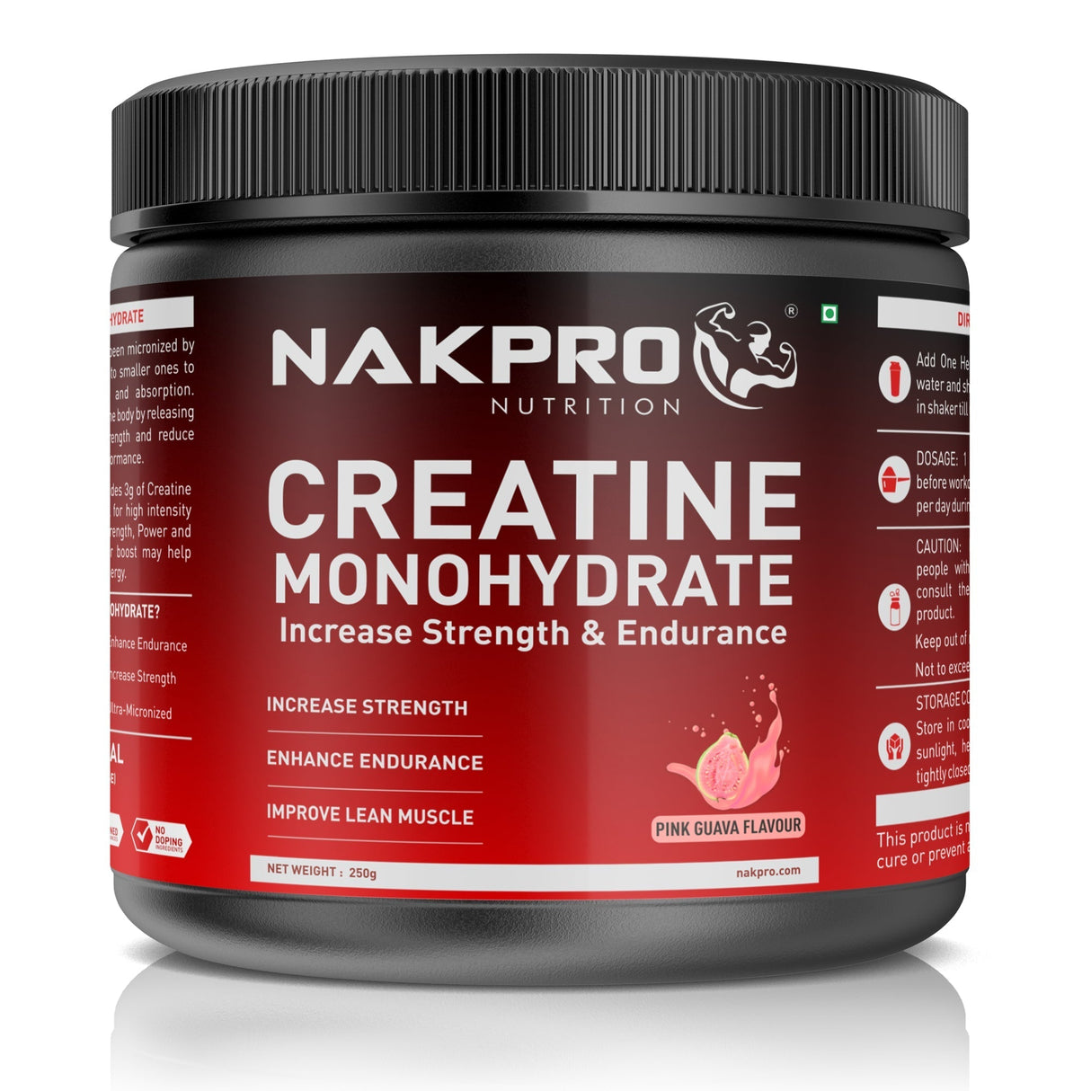 NAKPRO Creatine Monohydrate Jar 100 G