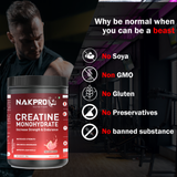 NAKPRO Creatine Monohydrate Jar 100 G