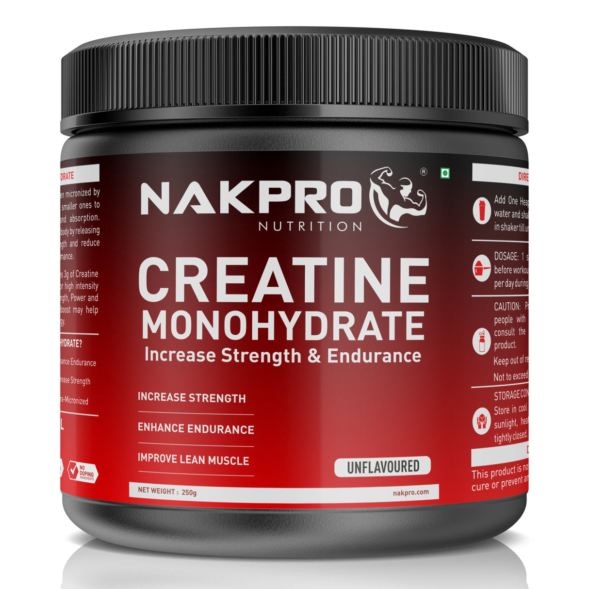 NAKPRO Creatine Monohydrate Jar 100 G