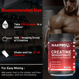NAKPRO Creatine Monohydrate Jar 100 G